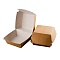 Коробка д/гамбургеров ECO BURGER XL 120х120х100мм BURGER Размер XL цвет Крафт/Белый Packton (х300)